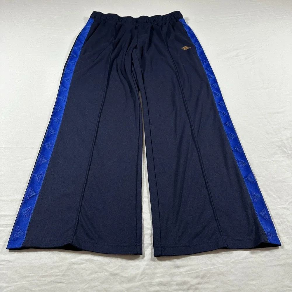 Adidas Sweat Pants The Stripe Logo Elastic Waist Navy‎ Joggers Men's Large